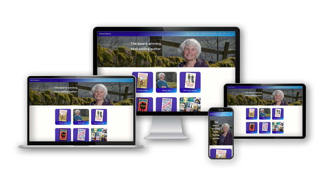 Web design by Paul Jackson: Award-winning author Berlie Doherty