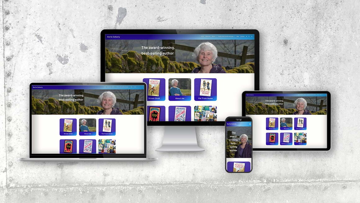 Web design by Paul Jackson: Award-winning author Berlie Doherty Web design by Paul Jackson: Award-winning author Berlie Doherty